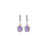 Load image into Gallery viewer, Enchanting Amethyst Radiance Earrings by Ravia Jewels