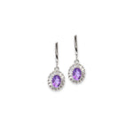 Load image into Gallery viewer, Enchanting Amethyst Radiance Earrings by Ravia Jewels