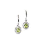 Load image into Gallery viewer, Emerald Breeze Peridot and Zircon Earrings
