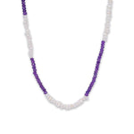 Load image into Gallery viewer, Royal Radiance Amethyst and Pearl Necklace