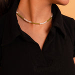 Load image into Gallery viewer, Peridot Serenity and Pearl Necklace