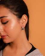 Load image into Gallery viewer, London Blue Elegance Pear-shaped Earrings by Ravia Jewels