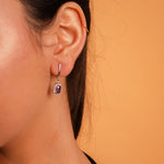 Load image into Gallery viewer, Enchanting Amethyst Radiance Earrings by Ravia Jewels