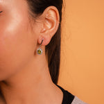 Load image into Gallery viewer, Emerald Breeze Peridot and Zircon Earrings