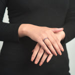 Load image into Gallery viewer, Stackable Prong Set Amethyst Band