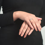 Load image into Gallery viewer, Blue Topaz Eternity Band