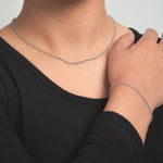 Load image into Gallery viewer, Lambent Faceted Labradorite Beaded Necklace