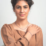 Load image into Gallery viewer, Luminous Amethyst Beaded Necklace