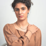 Load image into Gallery viewer, Classic Golden Pyrite Beaded Necklace