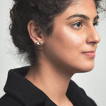 Load image into Gallery viewer, Praisiolite Green Amethyst Studs