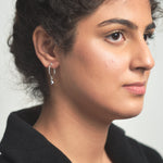 Load image into Gallery viewer, Evil Eye Hoop Earrings