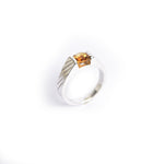 Load image into Gallery viewer, Cocktail Striped Citrine Band