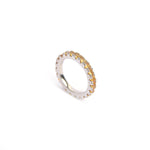 Load image into Gallery viewer, Citrine Stackable Eternity Band