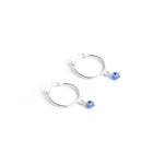 Load image into Gallery viewer, Evil Eye Hoop Earrings