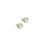 Load image into Gallery viewer, Praisiolite Green Amethyst Studs