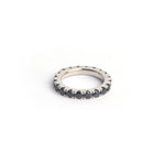 Load image into Gallery viewer, Pave Sapphire Eternity Band