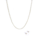 Load image into Gallery viewer, Pearl Necklace, Bracelet  and Pearl Studs