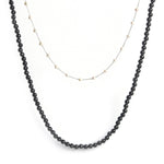 Load image into Gallery viewer, Pearl and Black Onyx  Necklace, Bracelet  and  Studs