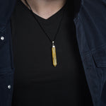 Load image into Gallery viewer, Yellow Agate Drop Pendant