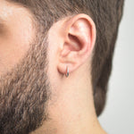 Load image into Gallery viewer, Classic Silver Hoops