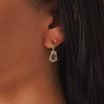 Load image into Gallery viewer, Ecclesiastic Citrine and Green Amethyst Quirks Dangles