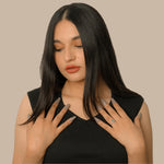 Load image into Gallery viewer, Exquisite Blue Topaz Teardrop Ring