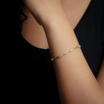 Load image into Gallery viewer, Opal Infinity Link Women's Bracelet by Ravia Jewels