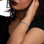 Load image into Gallery viewer, London Blue Topaz Accent Frame  Bracelet