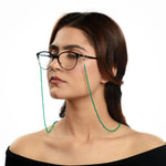 Load image into Gallery viewer, Glasses Lanyard with Green Quartz Beads by Ravia