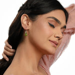 Load image into Gallery viewer, Raw Peridot Earrings for Women by Ravia