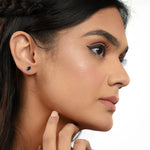 Load image into Gallery viewer, Fashion-Forward Black Onyx  Studs