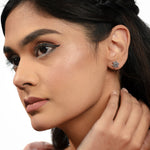 Load image into Gallery viewer, Marcasite Flower Stud for Women by Ravia