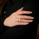 Load image into Gallery viewer, Twinkling Sunflowers Ring by Ravia