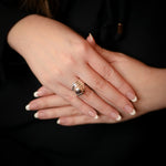 Load image into Gallery viewer, Crisscross Silver Ball Band Ring for Her