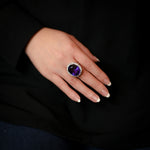 Load image into Gallery viewer, Stunning Amethyst Women's Ring by Ravia Jewels