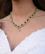 Load image into Gallery viewer, eridot Statement Necklace for Women