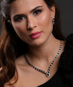 Load image into Gallery viewer, Duchess Style Royal Blue Sapphire  Women's Set