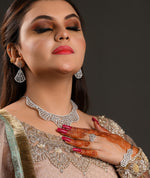 Load image into Gallery viewer, Silver plated Bridal Set
