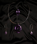 Load image into Gallery viewer, Royal Bloom and Velvet Luxury Amethyst Set for Women