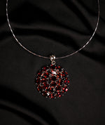 Load image into Gallery viewer, Dutch’s of Heart Garnet Pendant for Women