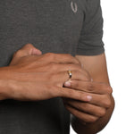 Load image into Gallery viewer, Men's Eternity Citrine Band Ring by Ravia