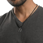 Load image into Gallery viewer, Nail Style Initial Pendant