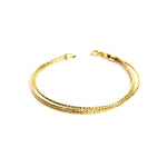 Load image into Gallery viewer, Delicate Gold-Plated Silver Chain Women Bracelet