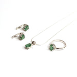 Load image into Gallery viewer, Soul Touch Emerald Set for Women