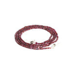 Load image into Gallery viewer, Glasses Lanyard with Garnet Beads by Ravia