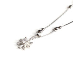 Load image into Gallery viewer, STERLING SILVER FLOWER CHARM ANKLET