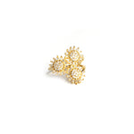 Load image into Gallery viewer, Women's Twinkling Sunflowers Ring