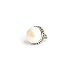 Load image into Gallery viewer, Freshwater Pearl and Silver Accent Women's Promise Ring