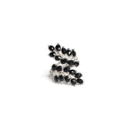 Load image into Gallery viewer, Black Onyx, 'Radiant Leaves' Ring for Women