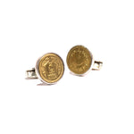 Load image into Gallery viewer, Vintage Pakistani Coin and Flag Cufflinks